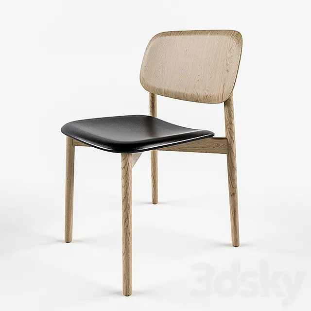 HAY Soft Edge Chair 3D Model HAY Soft Edge Chair 3D Model