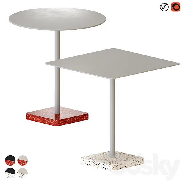 HAY TERRAZZO TABLE 3D Model HAY TERRAZZO TABLE 3D Model