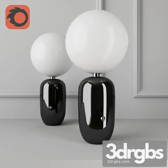 Hayon studio parachilna aballs black 3D Model Download