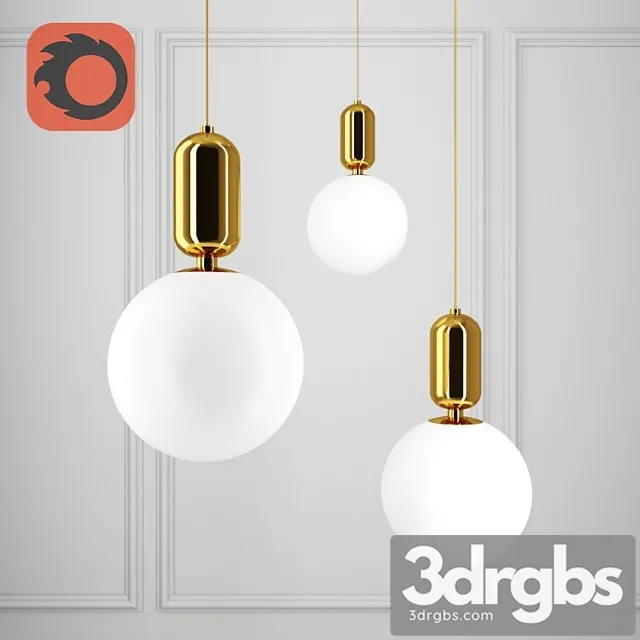 Hayon Studio Parachilna Aballs Gold 3D Model Download