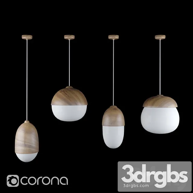 Hazelnut pendants 3D Model Download