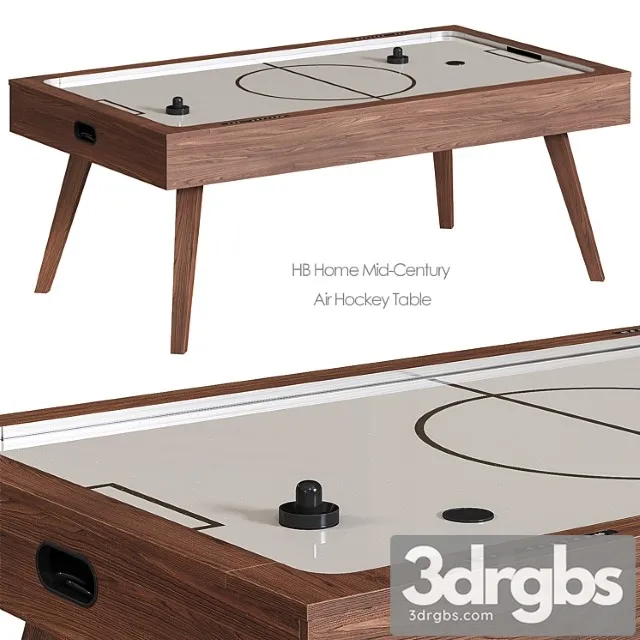 Hb Home Mid Century Air Hockey Table West Elm 1 3D Model Download