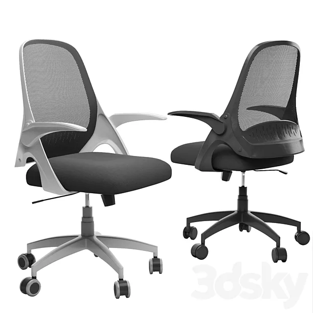 Hbada task desk chair 3DModel