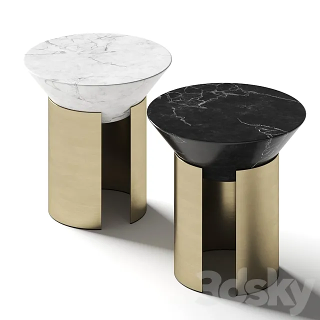 HC28 Cosmo Cone Coffee Tables 3DModel