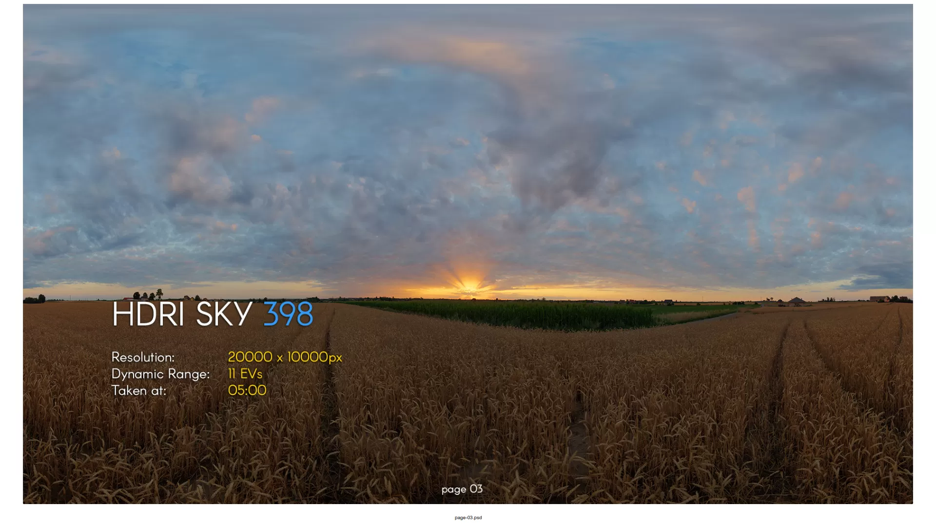 HDRI – HDRI Skies pack 20 – 398 – HDRI – SKIES