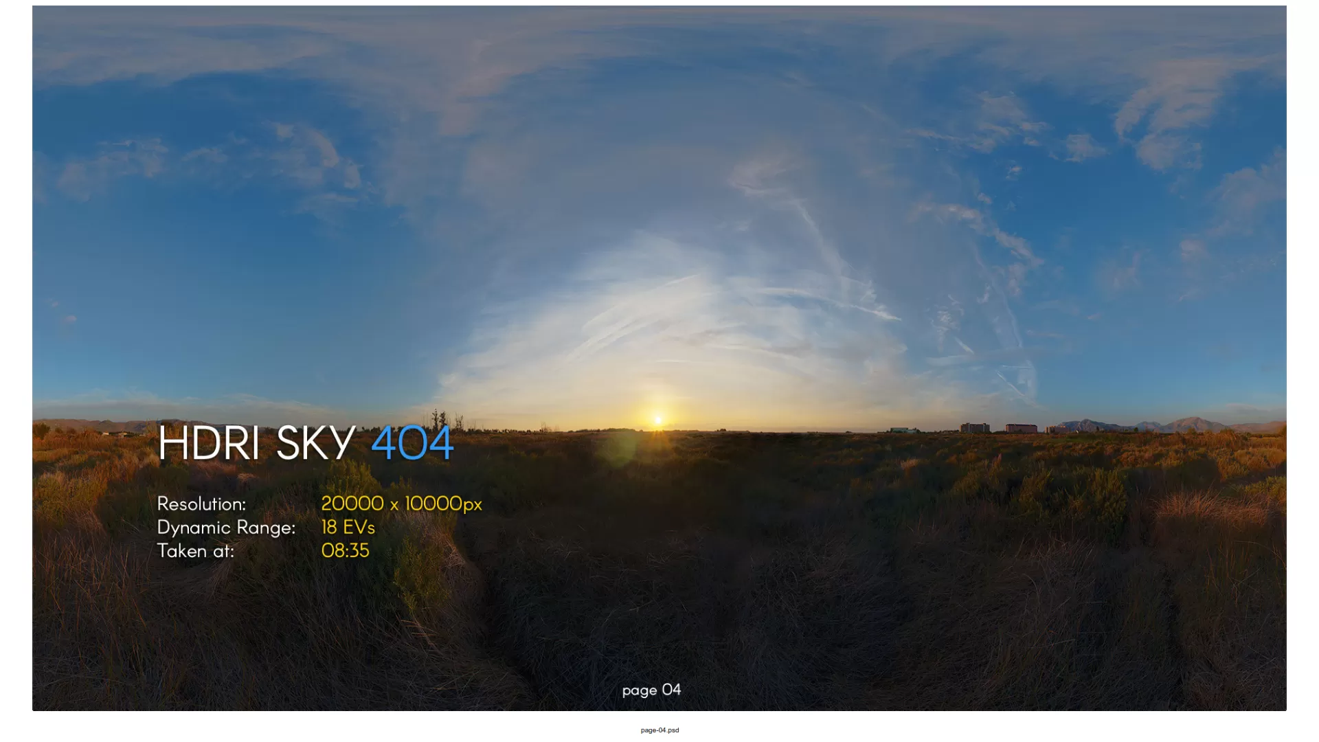 HDRI – HDRI Skies pack 20 – 404 – HDRI – SKIES