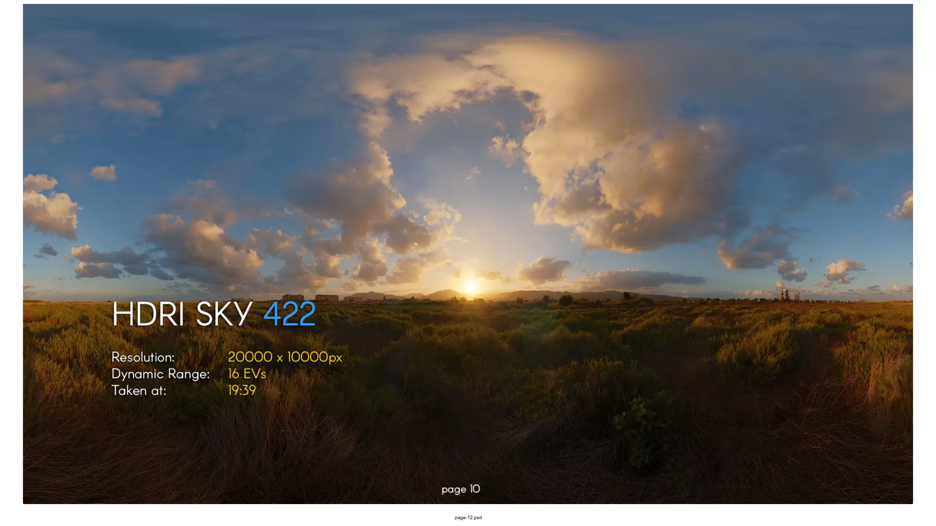 HDRI – HDRI Skies pack 20 – 422 – HDRI – SKIES
