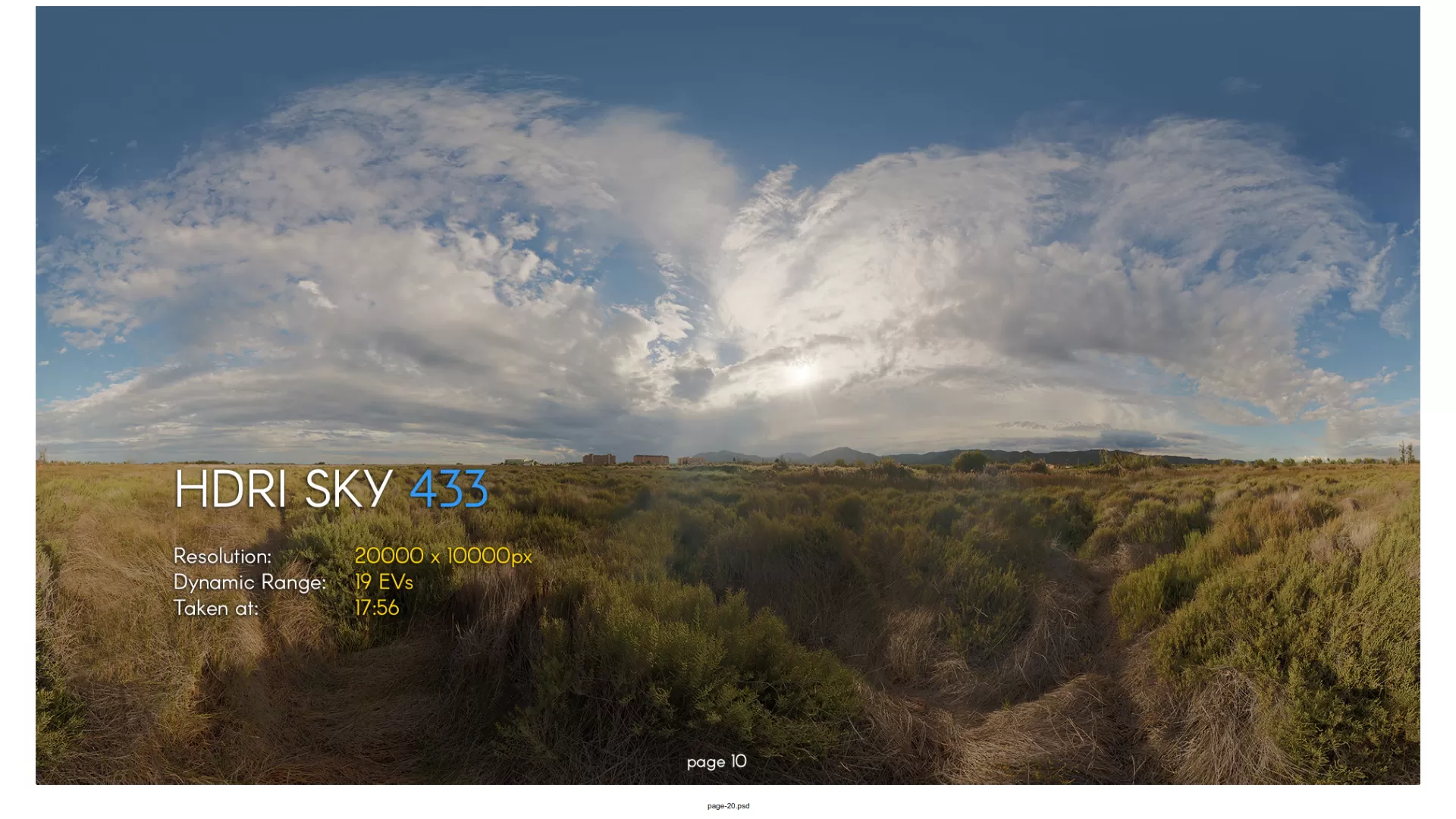 HDRI – HDRI Skies pack 20 – 433 – HDRI – SKIES