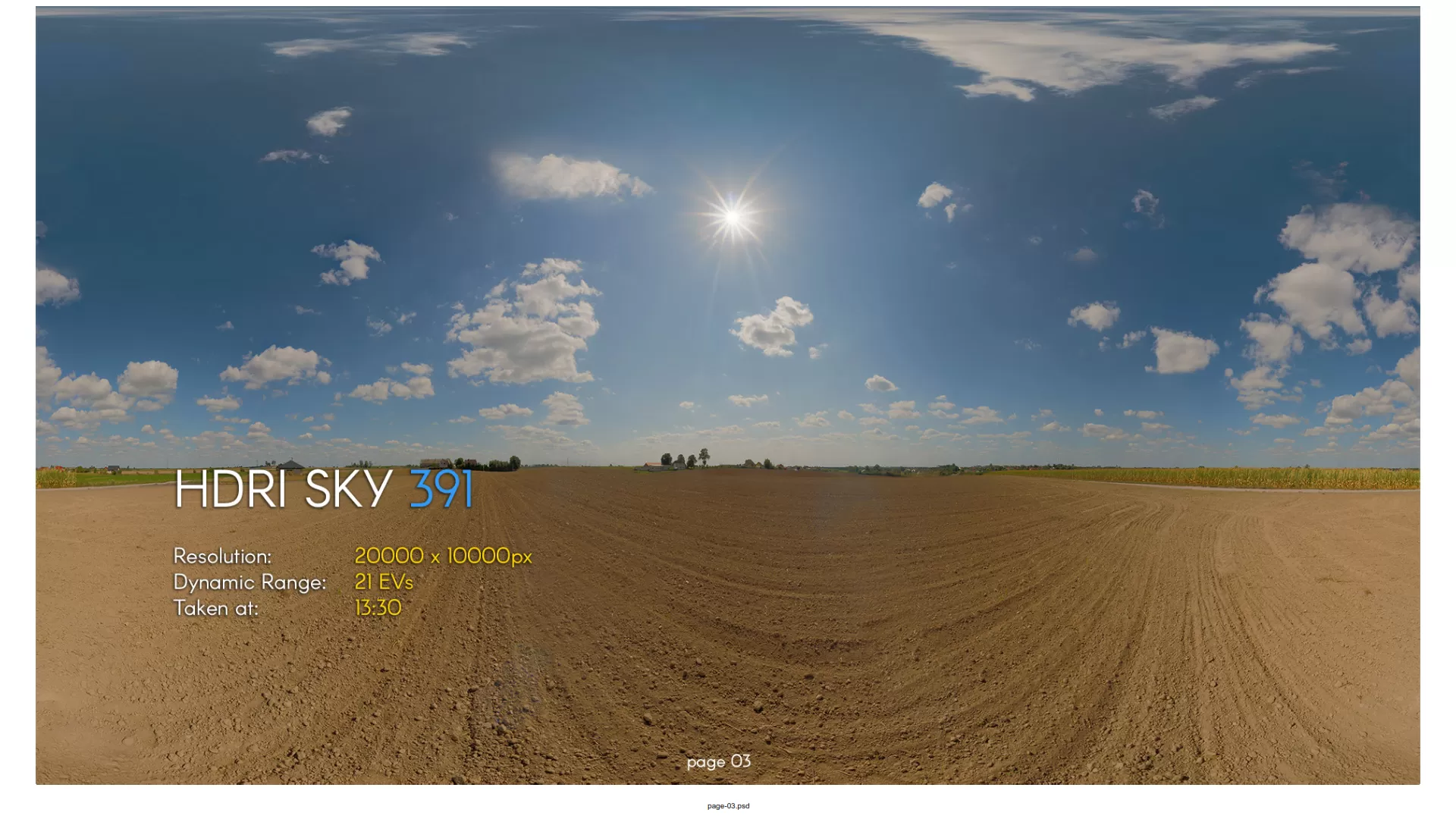 HDRI – HDRI Skies pack 22 – 391 – HDRI – SKIES