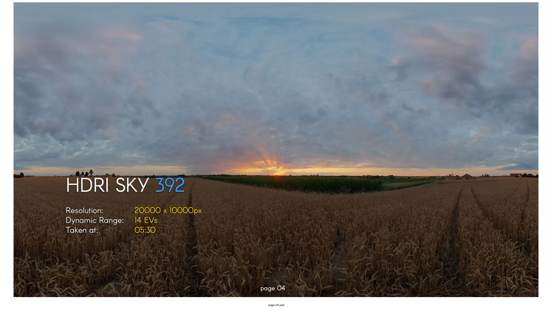 HDRI – HDRI Skies pack 22 – 392 – HDRI – SKIES