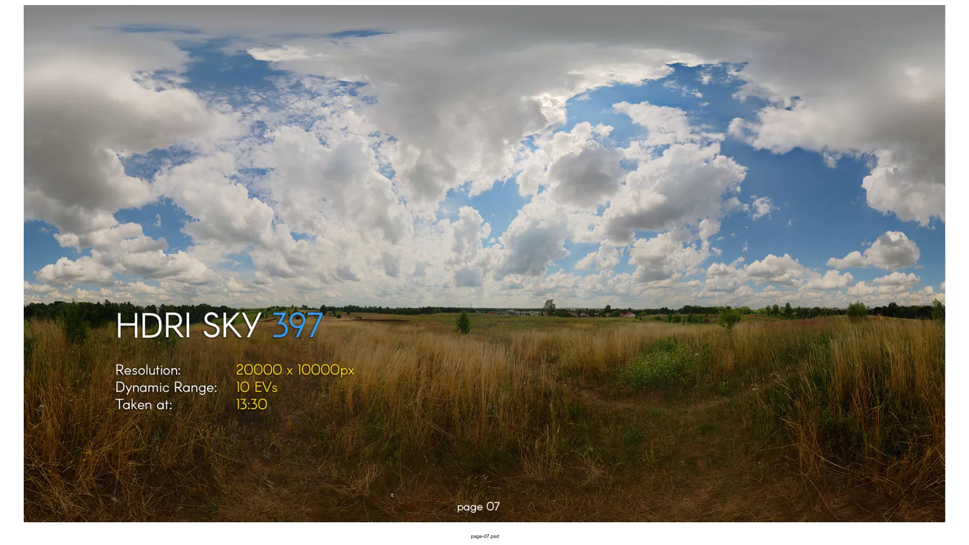 HDRI – HDRI Skies pack 22 – 397 – HDRI – SKIES