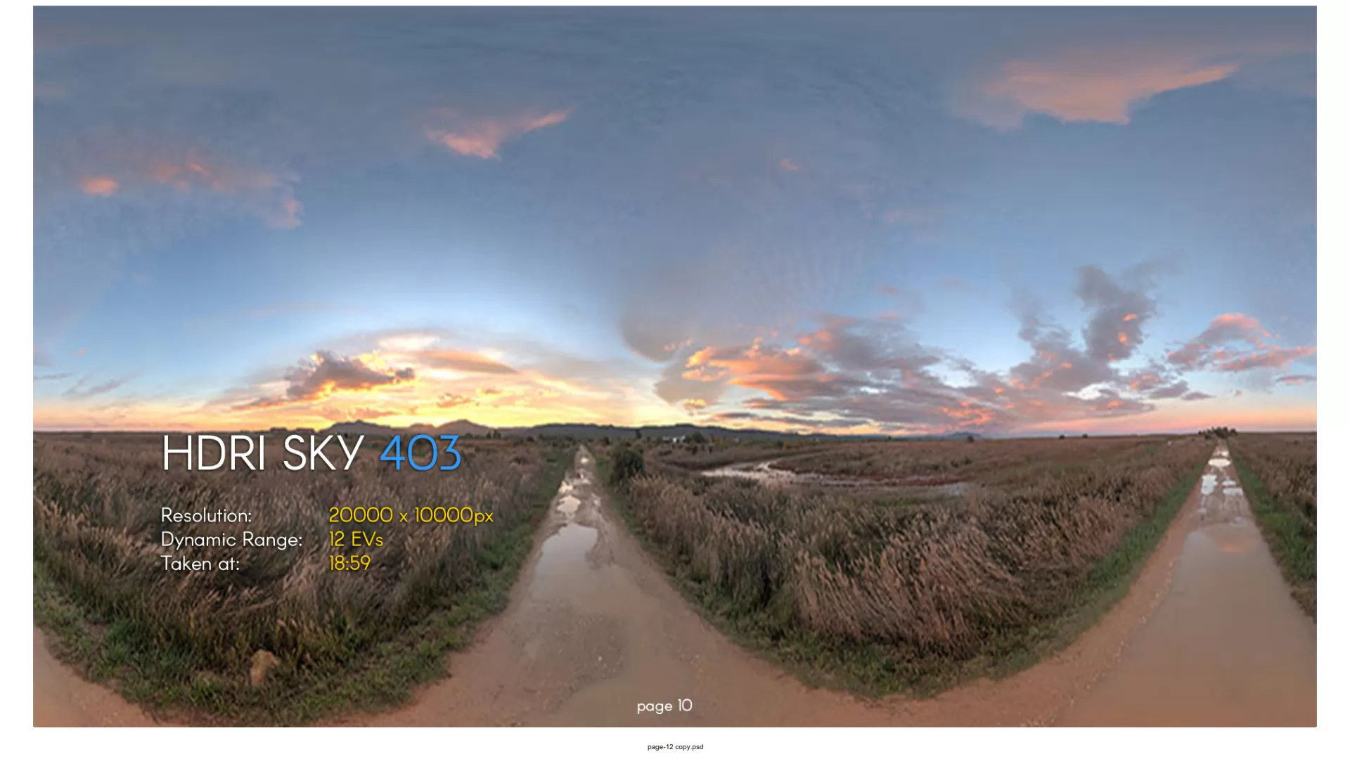 HDRI – HDRI Skies pack 22 – 403 – HDRI – SKIES