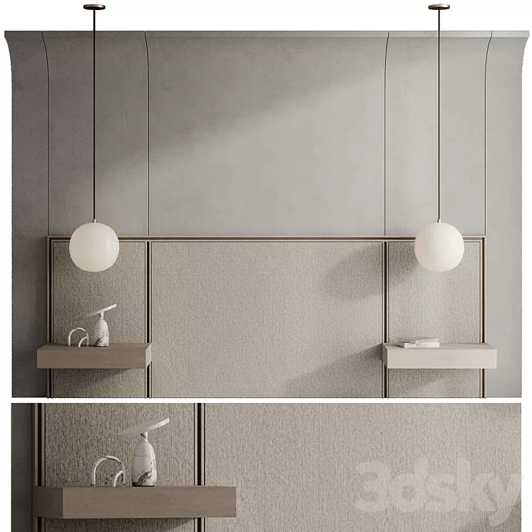 Headboard 002 3D Model Free Download Headboard 002 3D Model Free Download