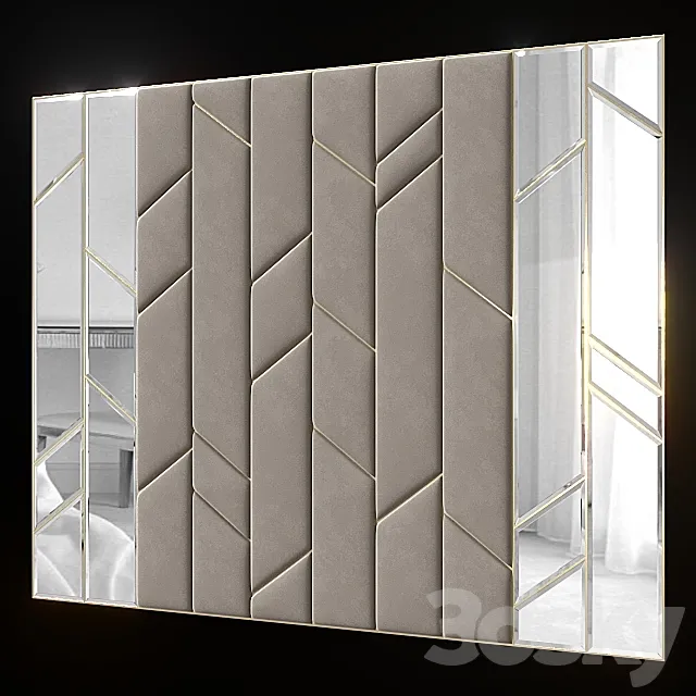 Headboard 004. 3D Model