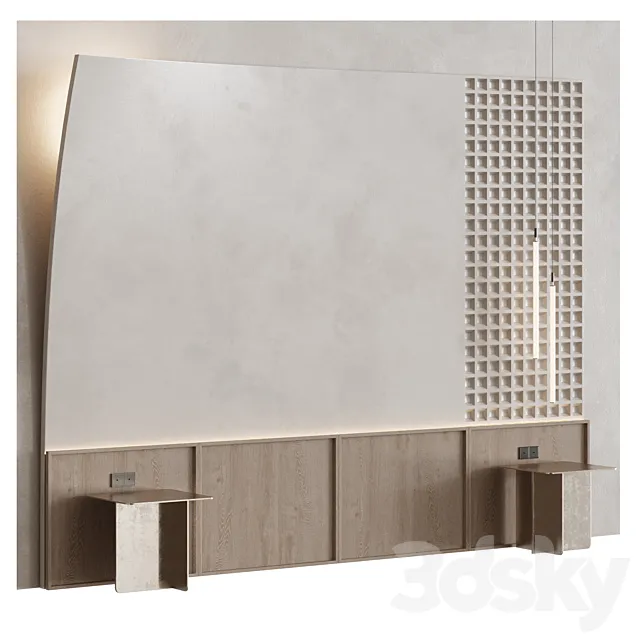 Headboard 01 3DModel Headboard 01 3DModel