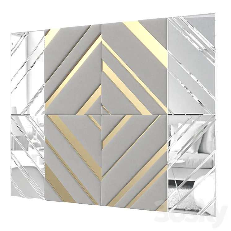 Headboard 029. 3D Model Free Download Headboard 029. 3D Model Free Download