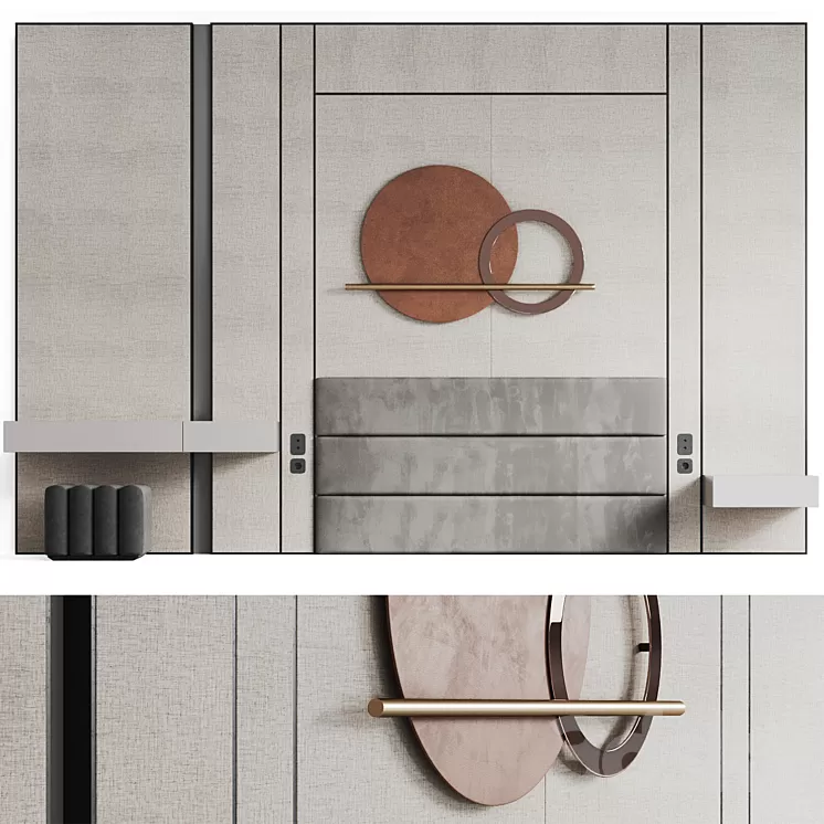 Headboard #10 3D Model Free Download