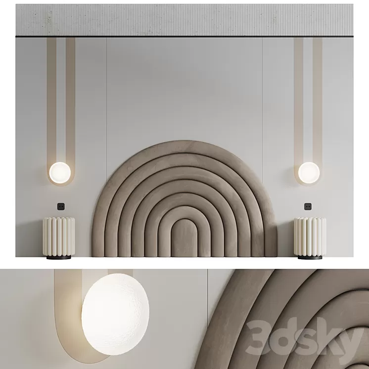 Headboard #15 3D Model Free Download