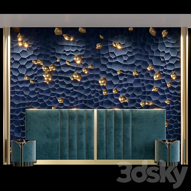 Headboard 3D Model Headboard 3D Model