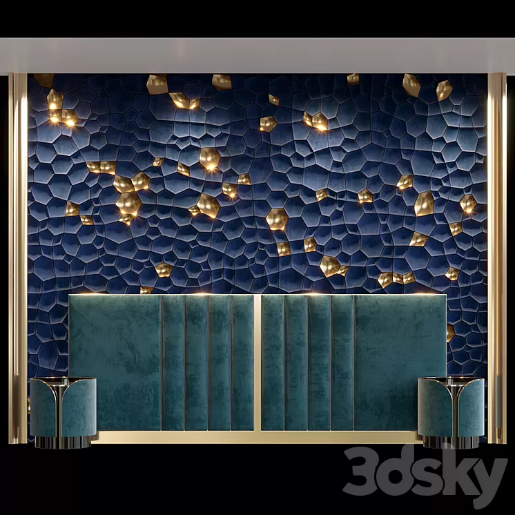 Headboard 3D Model Headboard 3D Model