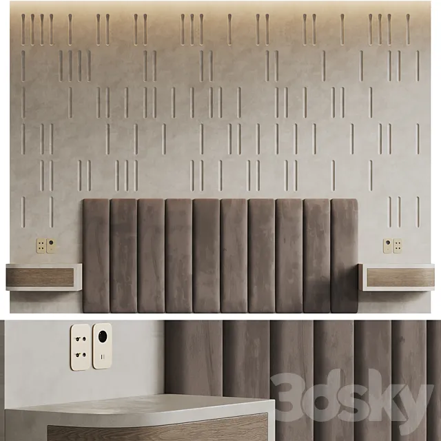Headboard 3D Model Headboard 3D Model