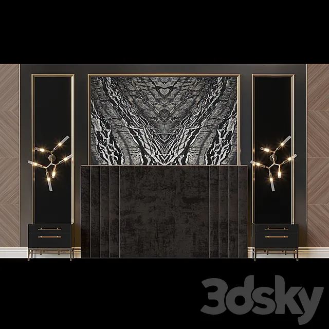 Headboard 3D Model Headboard 3D Model