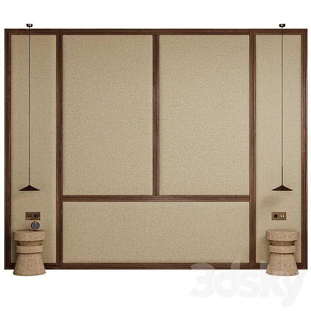 Headboard 3D Model Headboard 3D Model