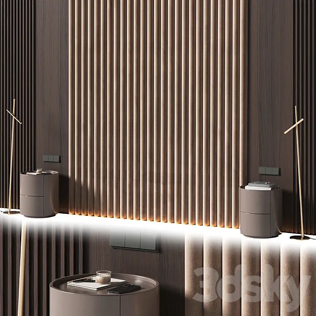 Headboard 3D Model Headboard 3D Model