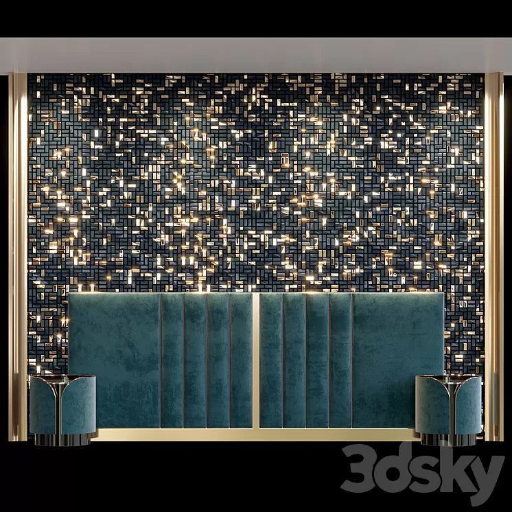 Headboard 3D Model Headboard 3D Model