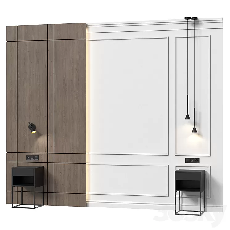 Headboard 3D Model Headboard 3D Model