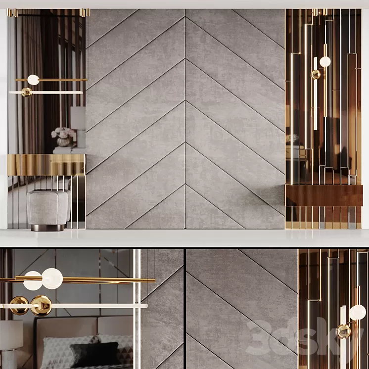 Headboard 3D Model Headboard 3D Model