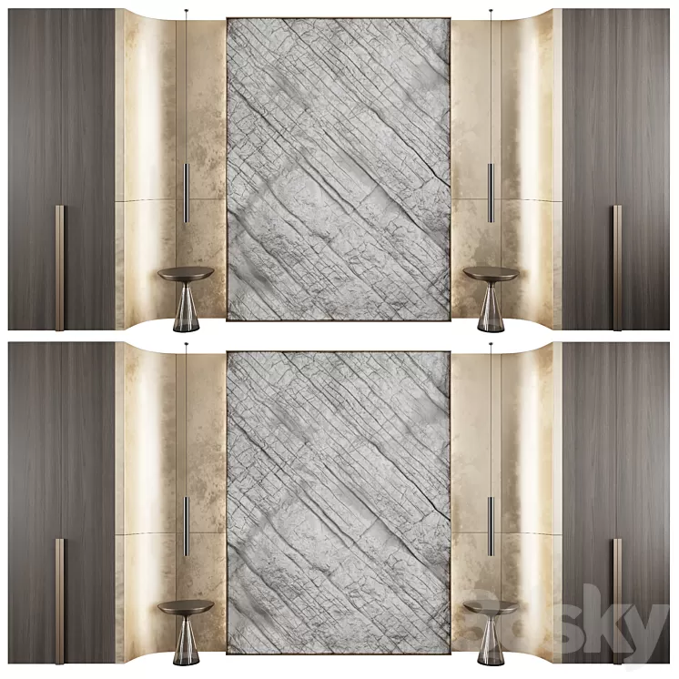 Headboard 3D Model Headboard 3D Model