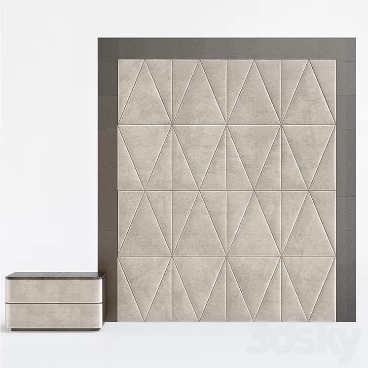 Headboard 3D Model Headboard 3D Model