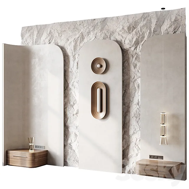 Headboard 3d Wall Panel 17 3D Model Headboard 3d Wall Panel 17 3D Model