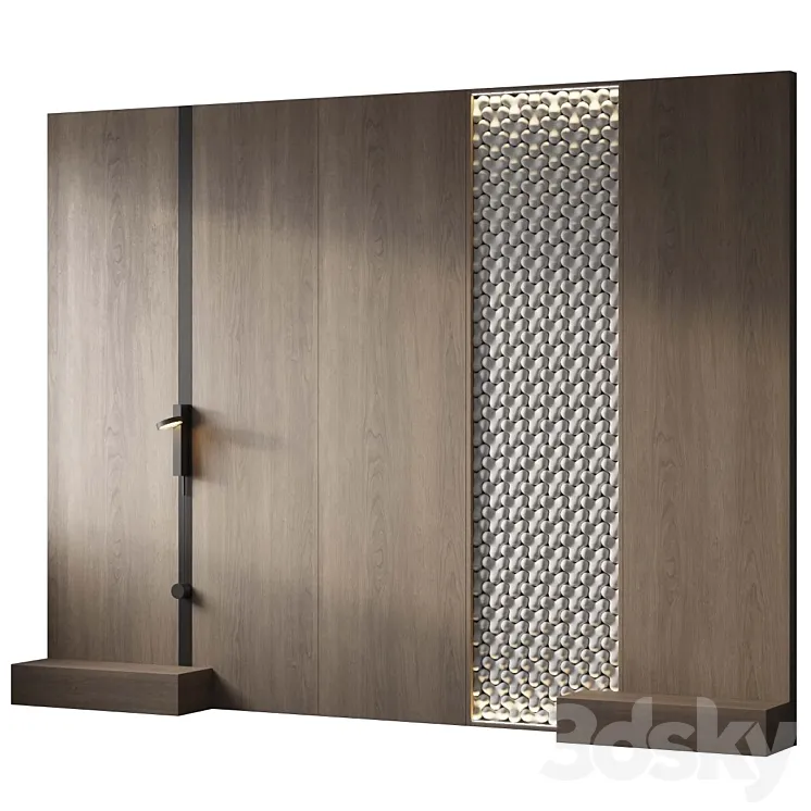 Headboard 5 3D Model Free Download