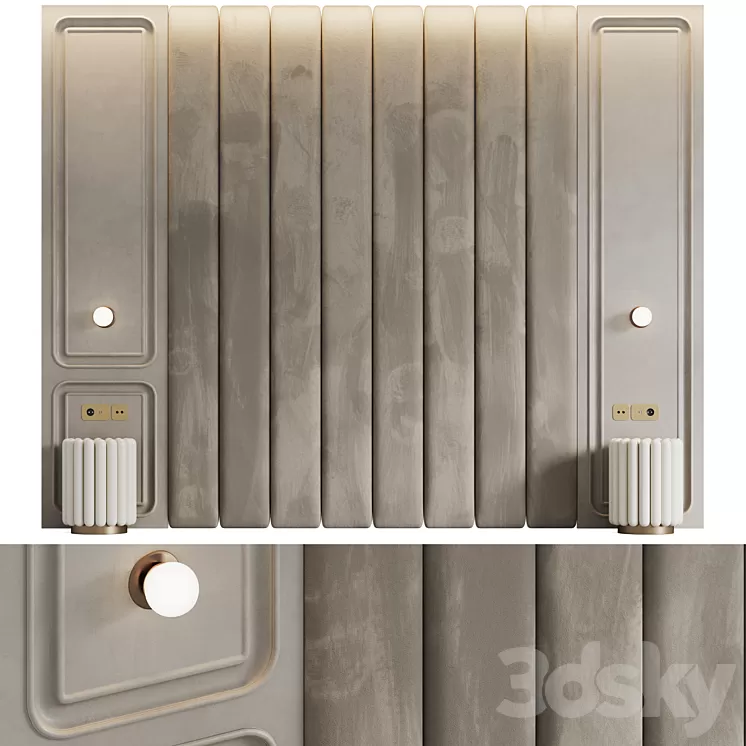 Headboard #8 3D Model Free Download