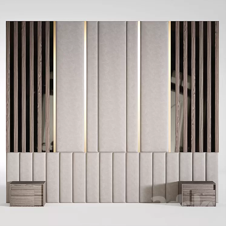 Headboard 8 3D Model Headboard 8 3D Model