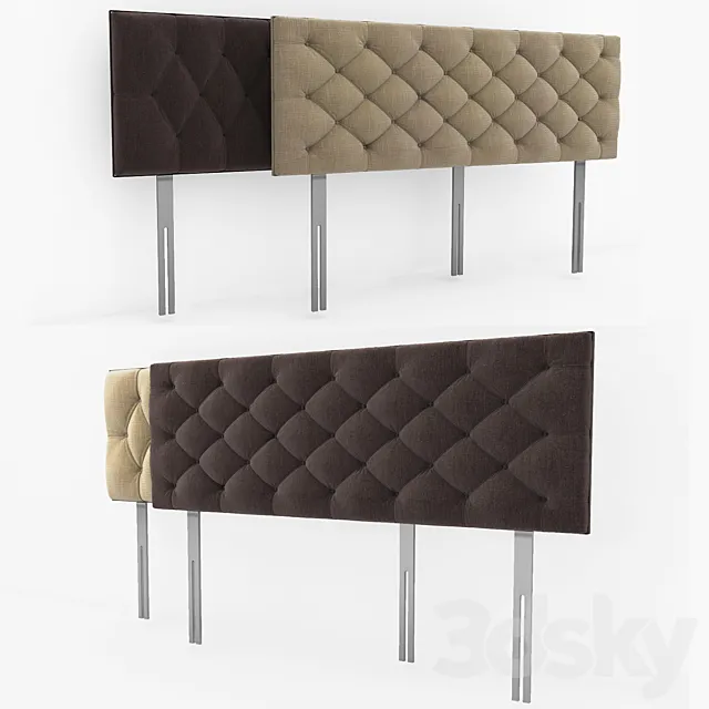 Headboard Bed 3D Model Headboard Bed 3D Model