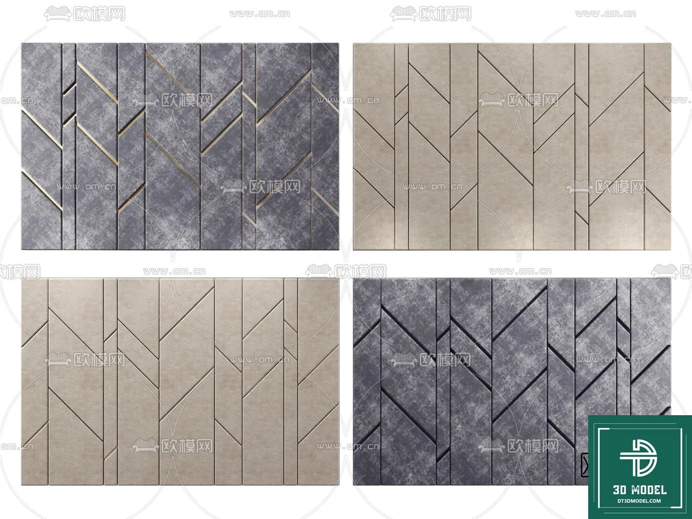 Headboard – Bedboard – Modern 3D Models – 001 Headboard – Bedboard – Modern 3D Models – 001