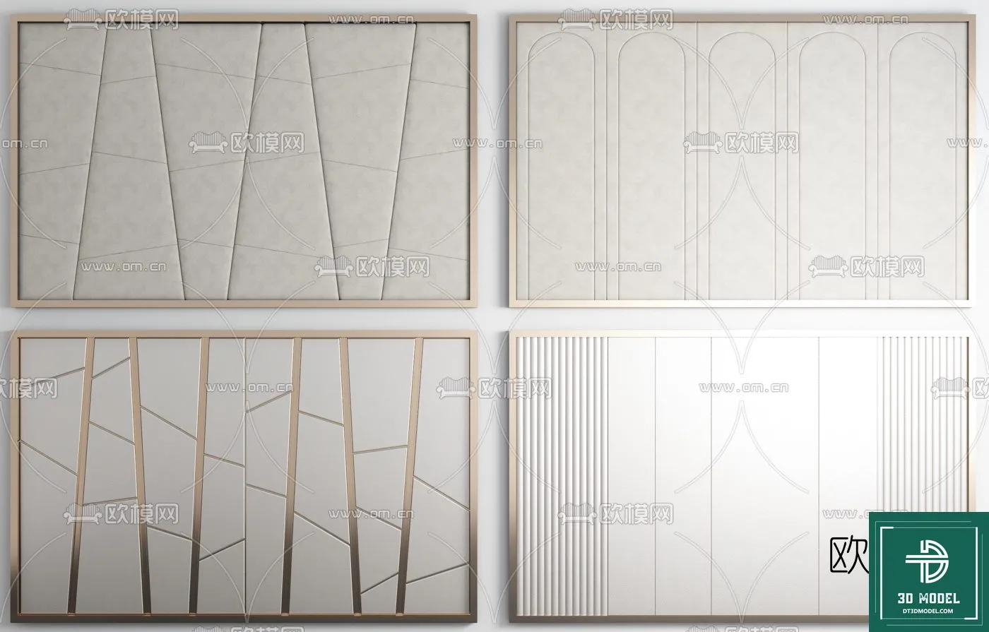 Headboard – Bedboard – Modern 3D Models – 006 Headboard – Bedboard – Modern 3D Models – 006