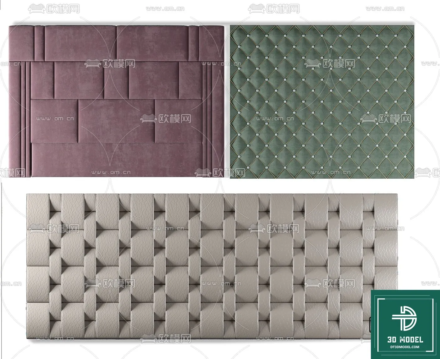 Headboard – Bedboard – Modern 3D Models – 007 Headboard – Bedboard – Modern 3D Models – 007