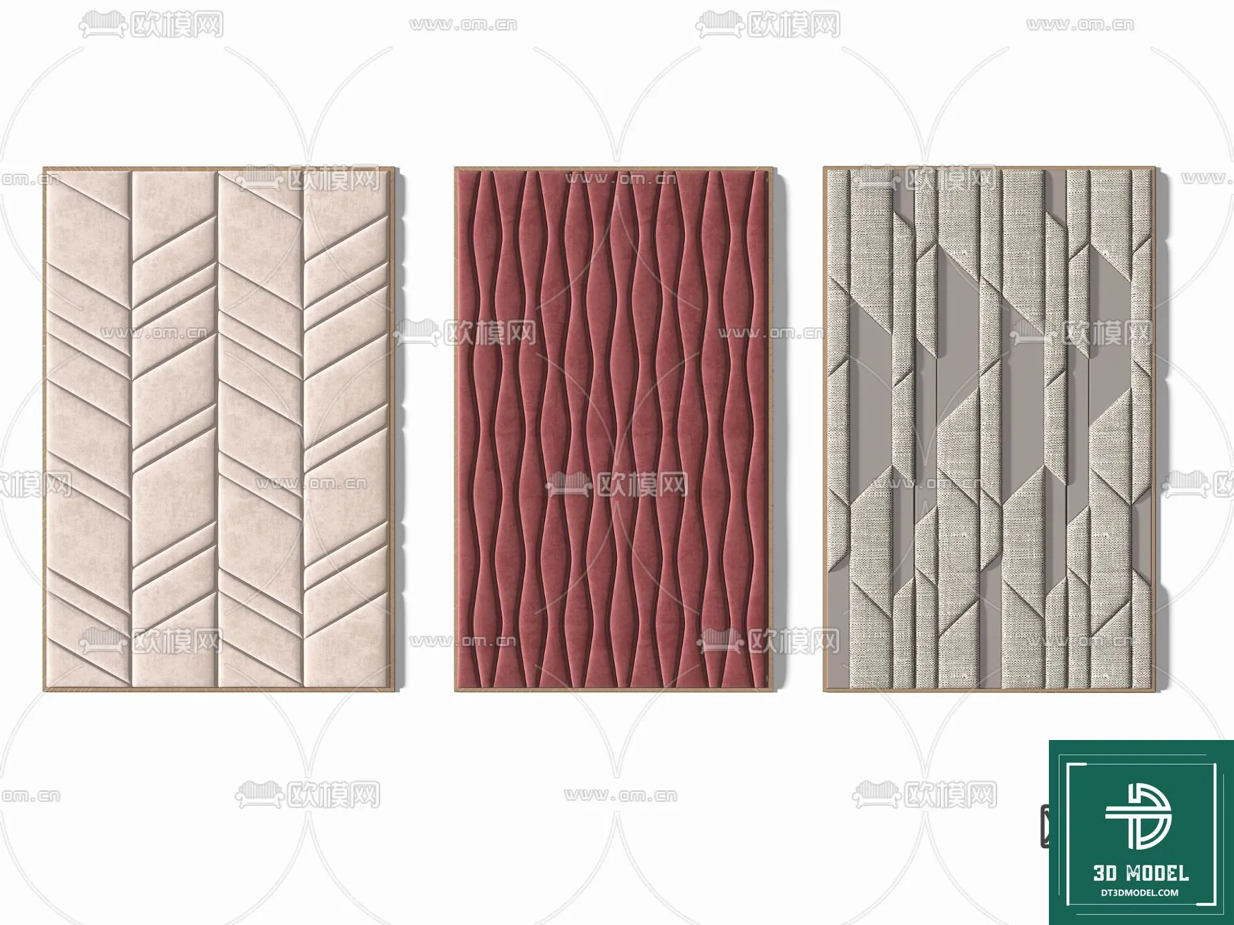 Headboard – Bedboard – Modern 3D Models – 017 Headboard – Bedboard – Modern 3D Models – 017