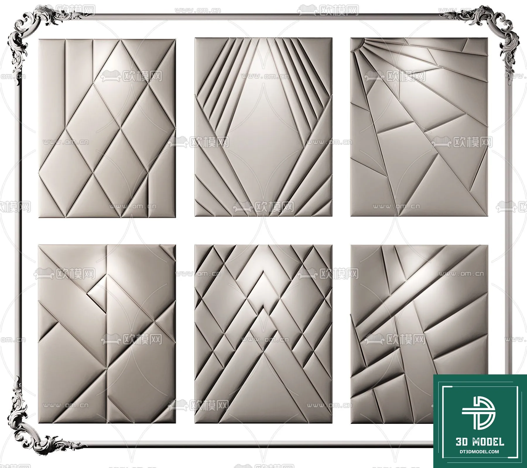 Headboard – Bedboard – Modern 3D Models – 021 Headboard – Bedboard – Modern 3D Models – 021