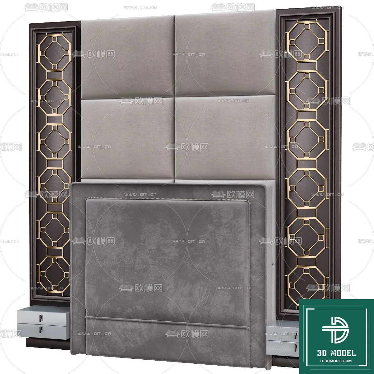 Headboard – Bedboard – Modern 3D Models – 027 Headboard – Bedboard – Modern 3D Models – 027