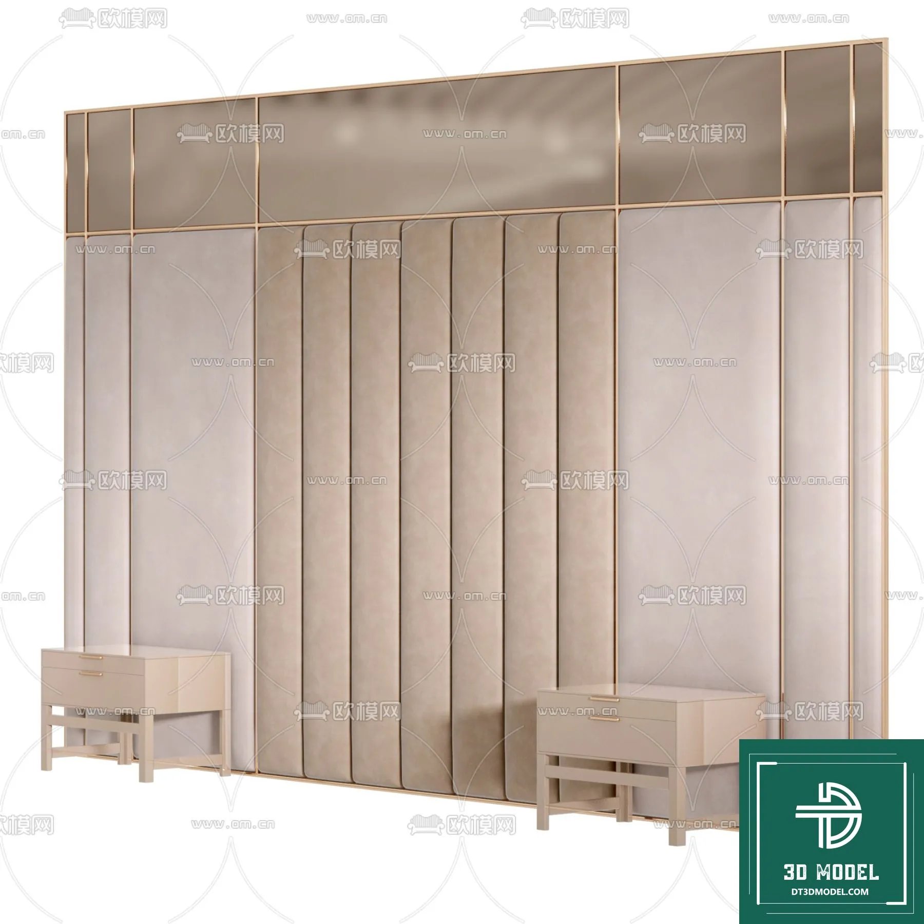 Headboard – Bedboard – Modern 3D Models – 034 Headboard – Bedboard – Modern 3D Models – 034