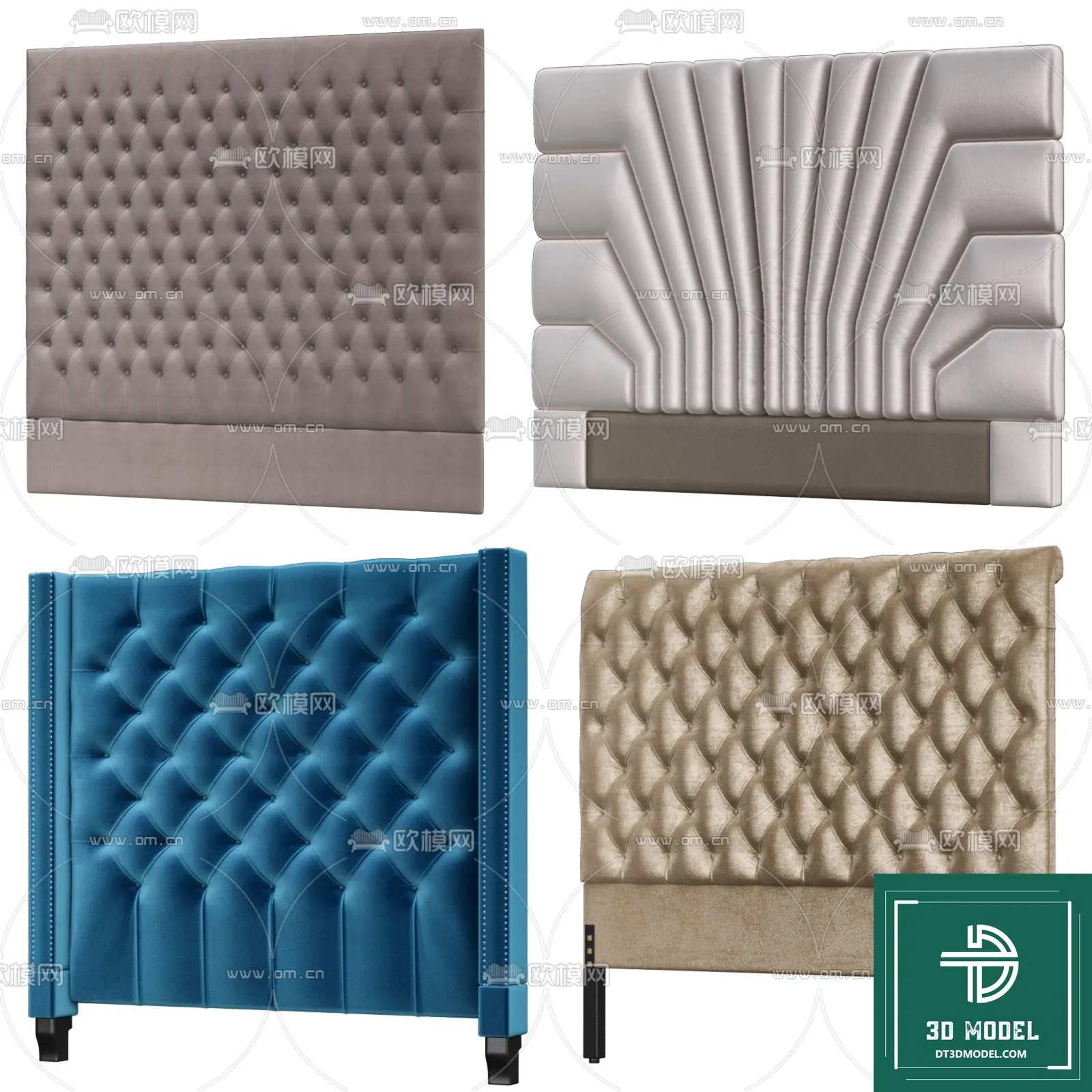 Headboard – Bedboard – Modern 3D Models – 040 Headboard – Bedboard – Modern 3D Models – 040