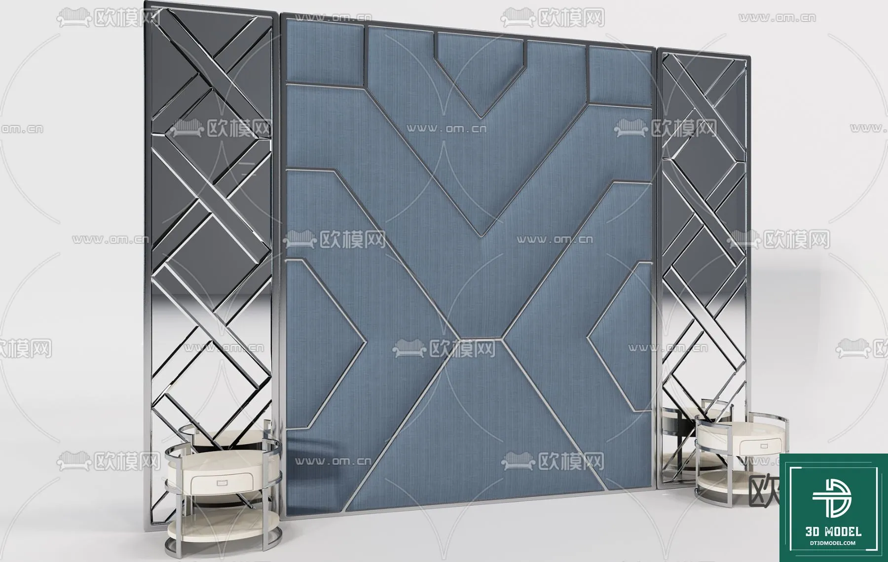 Headboard – Bedboard – Modern 3D Models – 044