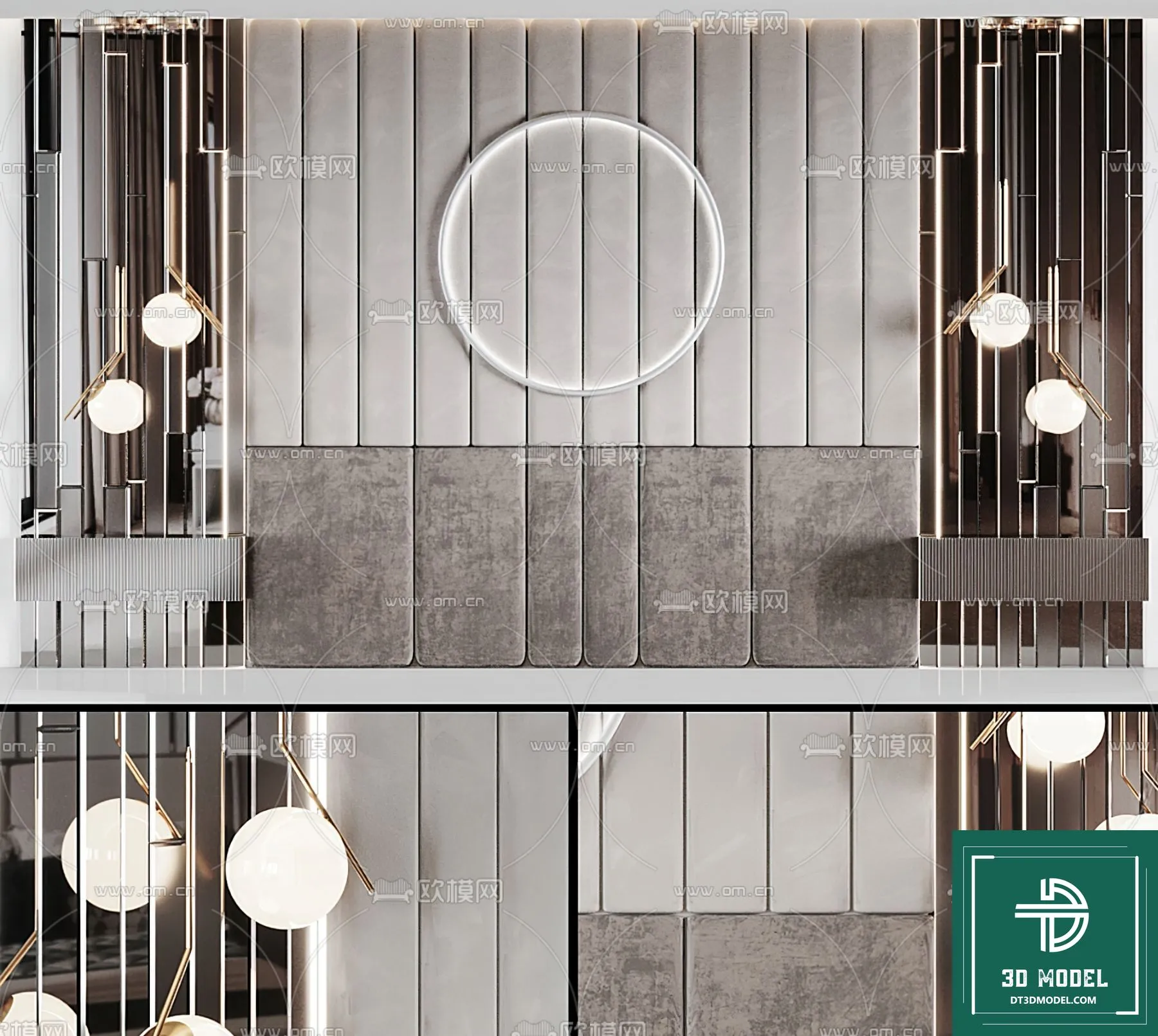 Headboard – Bedboard – Modern 3D Models – 055