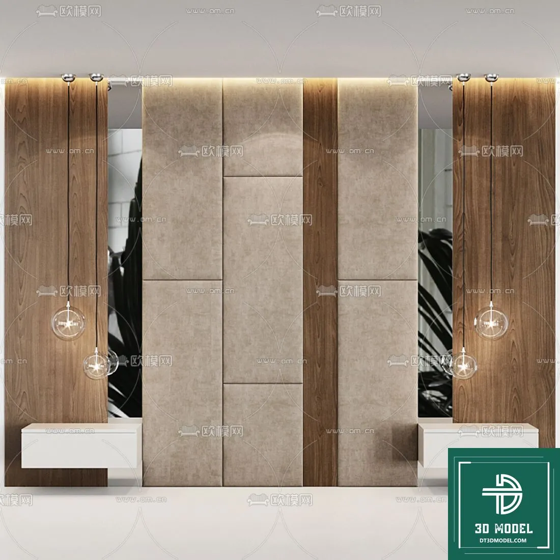 Headboard – Bedboard – Modern 3D Models – 058