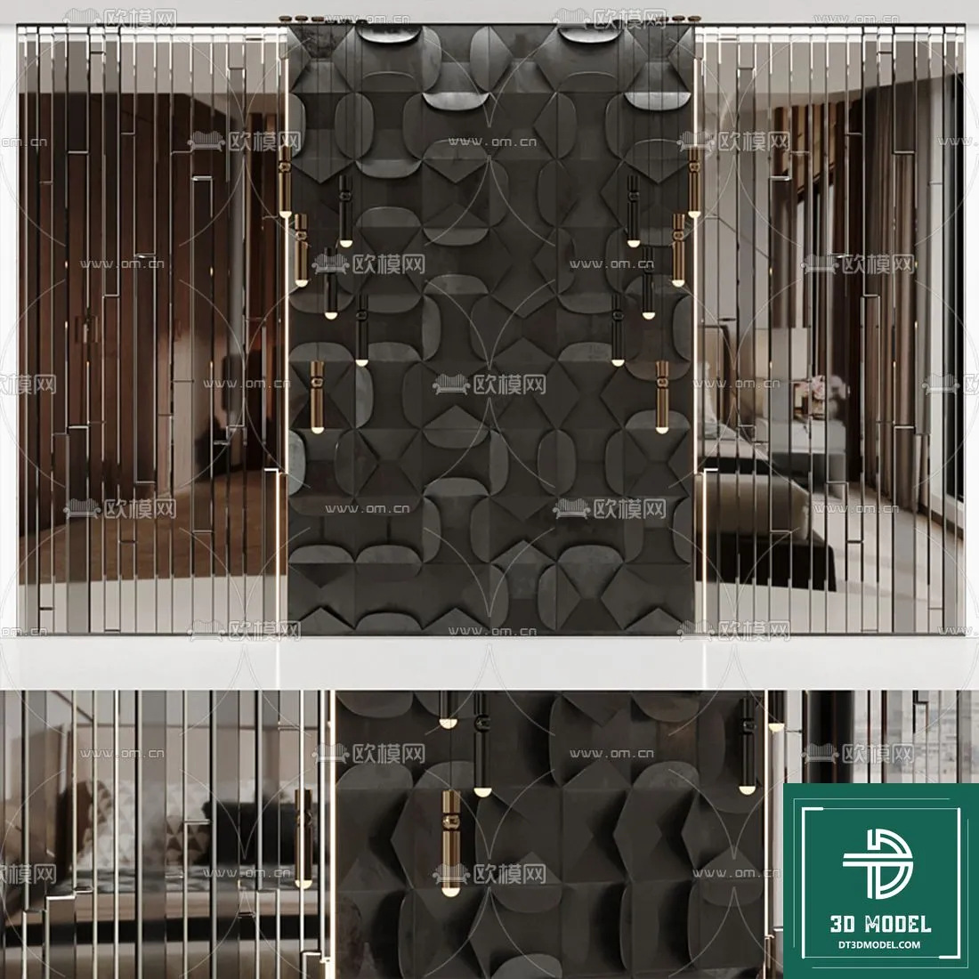 Headboard – Bedboard – Modern 3D Models – 062